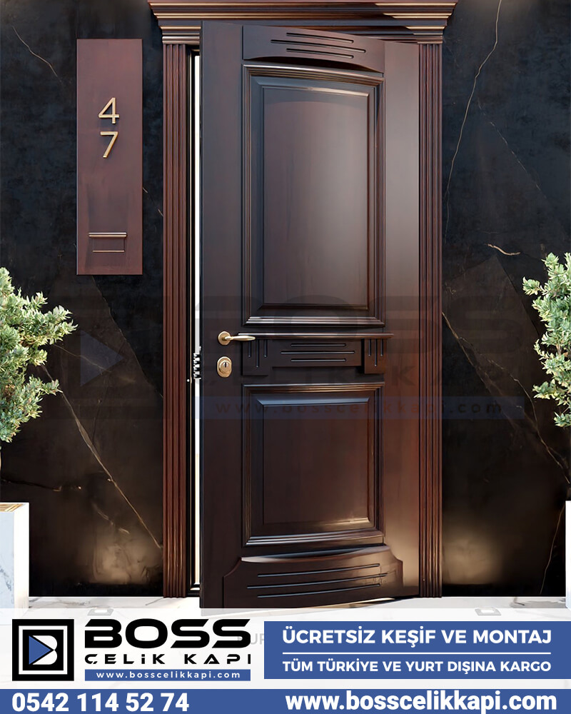 Villa Kapıları Kompozit Villa Kapı Modeleri Villa Kapısı Fiyatları Boss Çelik Kapı (27)
