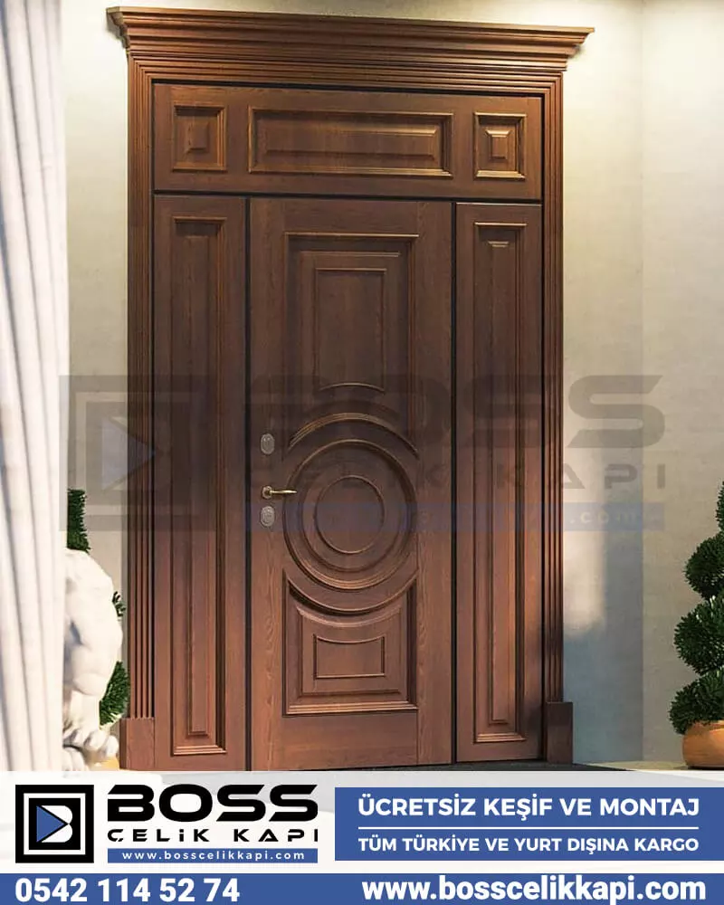Villa Kapıları Kompozit Villa Kapı Modeleri Villa Kapısı Fiyatları Boss Çelik Kapı (3)