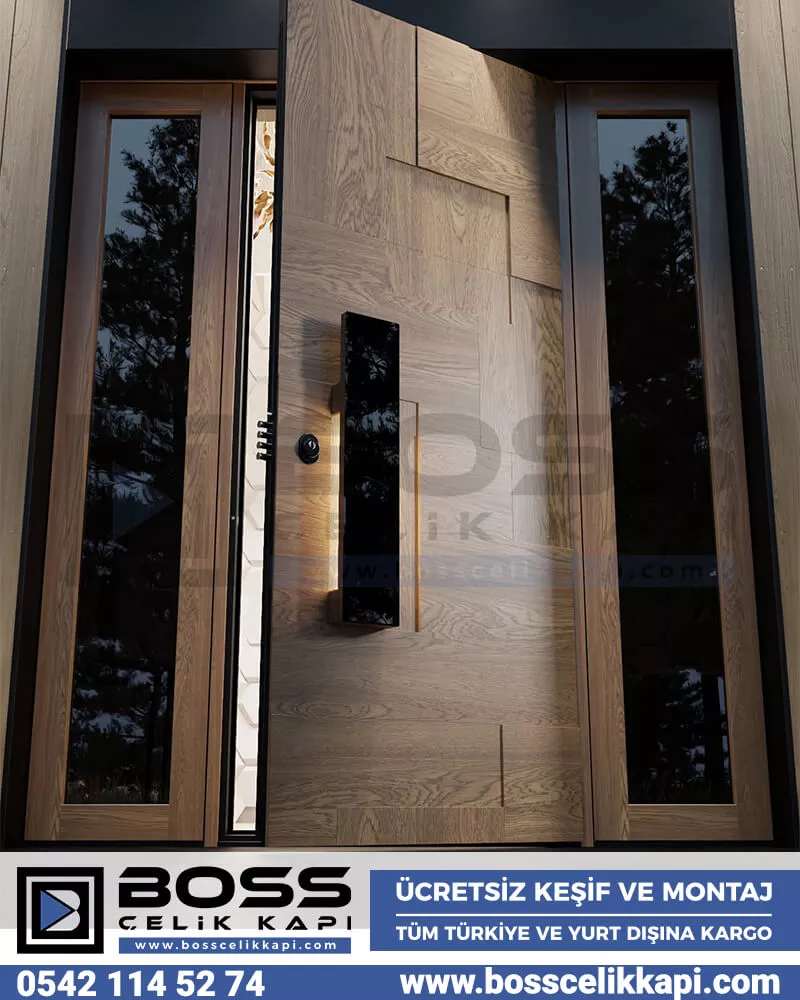 Villa Kapıları Kompozit Villa Kapı Modeleri Villa Kapısı Fiyatları Boss Çelik Kapı (31)