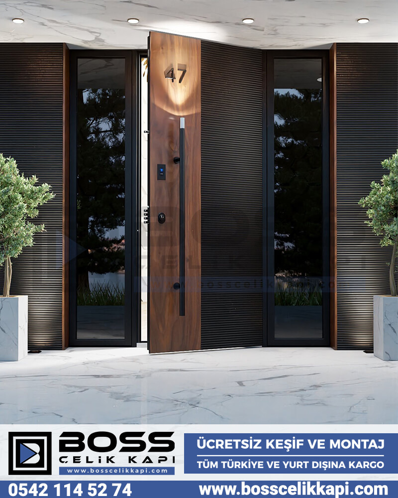 Villa Kapıları Kompozit Villa Kapı Modeleri Villa Kapısı Fiyatları Boss Çelik Kapı (32)