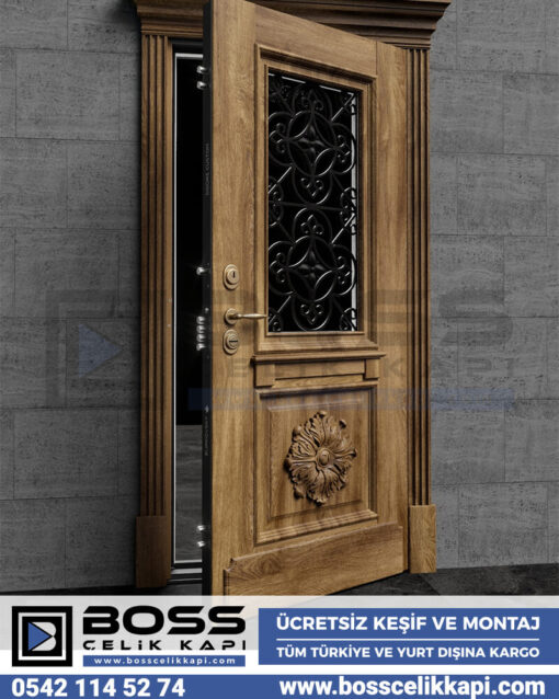 Villa Kapıları Kompozit Villa Kapı Modeleri Villa Kapısı Fiyatları Boss Çelik Kapı (4)