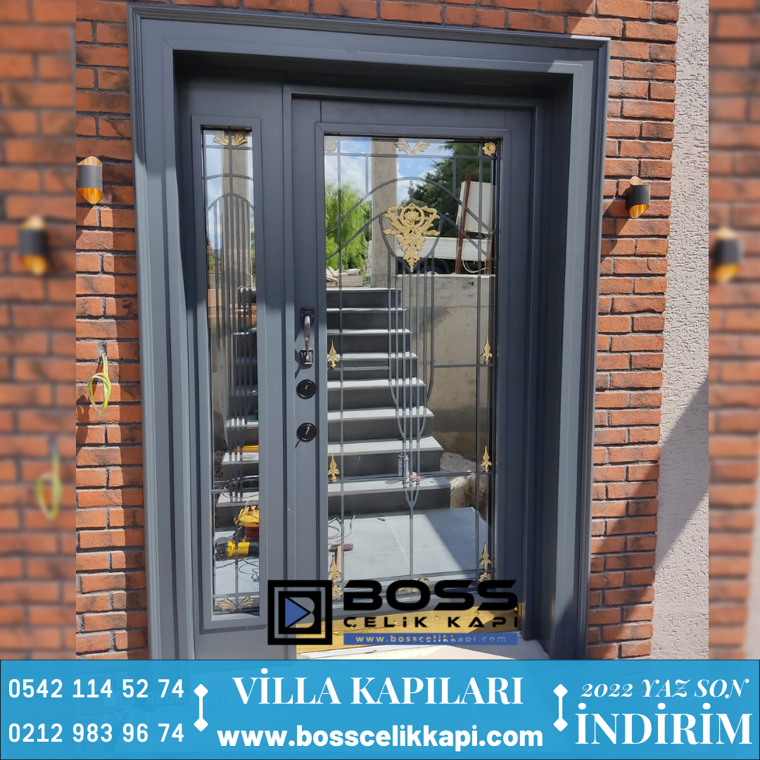 Villa Kapısı Resimleri 11 Villa Kapısı Boss Çelik Kapı Villa Kapısı Modelleri Fiyatları (1)