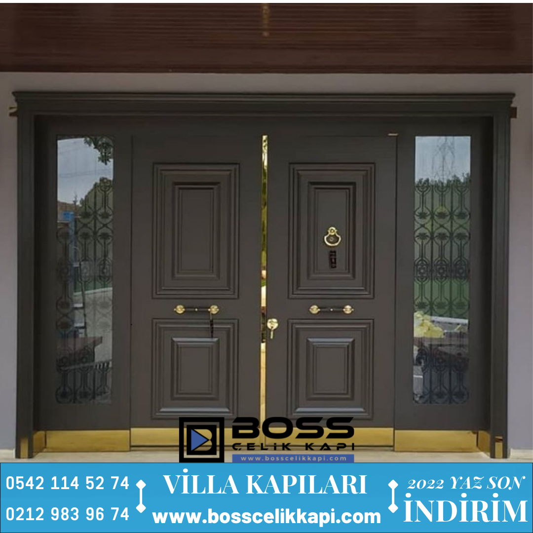 Villa Kapısı Resimleri 5 Villa Kapısı Boss Çelik Kapı Villa Kapısı Modelleri Fiyatları (7)