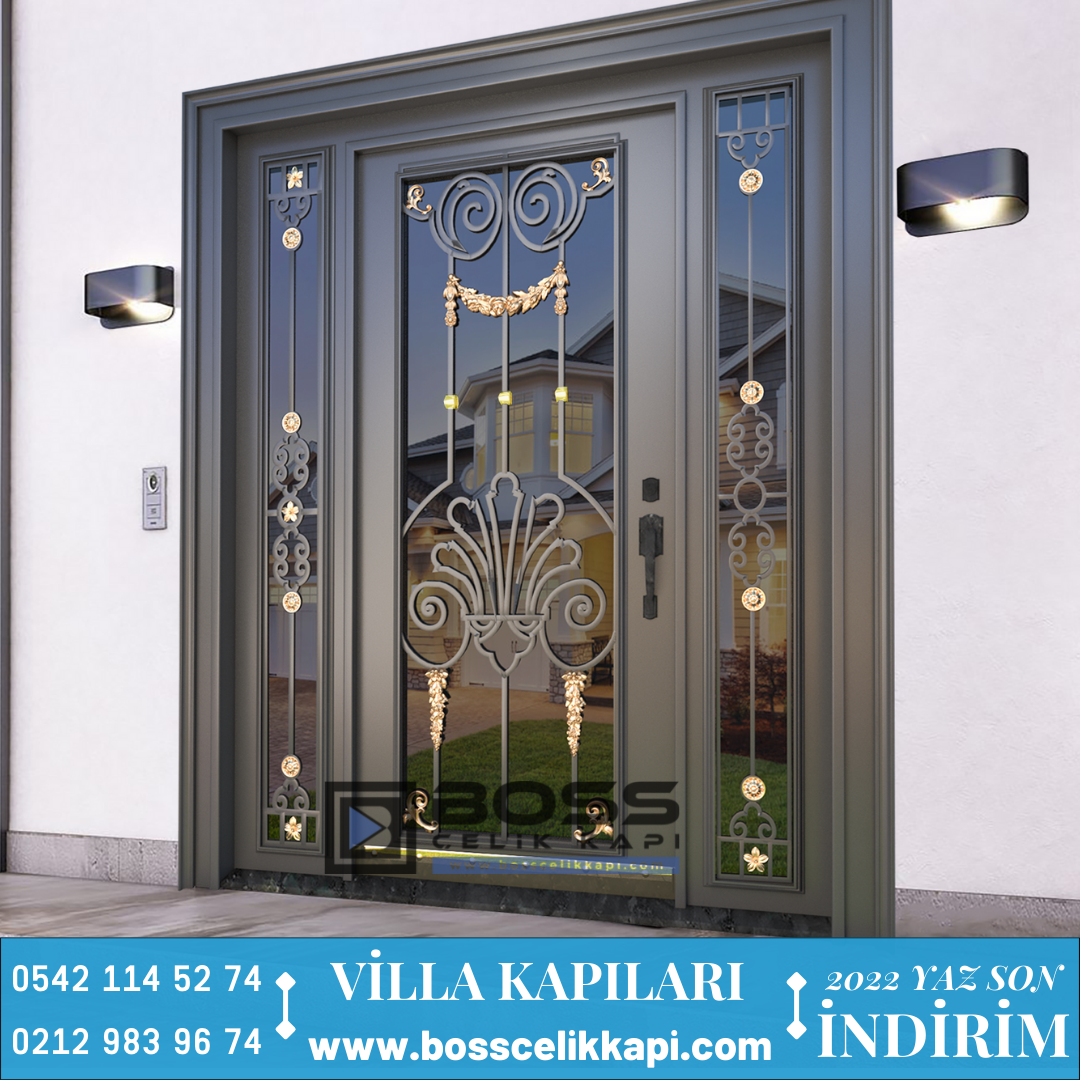 Villa Kapısı Resimleri 4 Villa Kapısı Boss Çelik Kapı Villa Kapısı Modelleri Fiyatları (8)