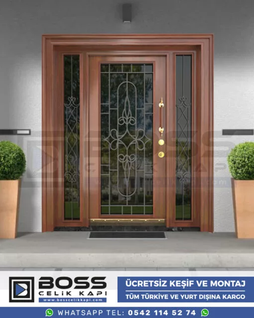 Villa Kapısı Kompozit Villa Kapıları Çelik Dış Giriş Kapı Modelleri Fiyatları (1)