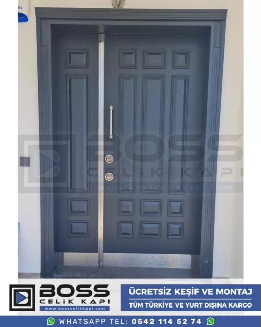 Villa Kapısı Kompozit Villa Kapıları Çelik Dış Giriş Kapı Modelleri Fiyatları (14)