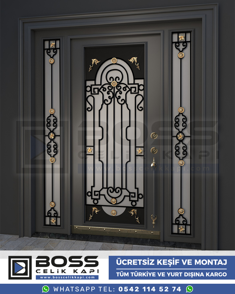 Villa Kapısı Kompozit Villa Kapıları Çelik Dış Giriş Kapı Modelleri Fiyatları (20)