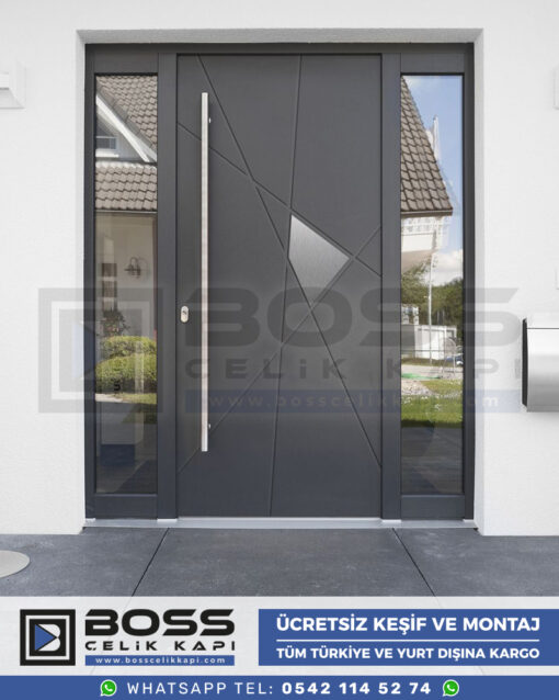 Villa Kapısı Kompozit Villa Kapıları Çelik Dış Giriş Kapı Modelleri Fiyatları (21)
