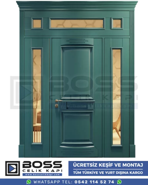 Villa Kapısı Kompozit Villa Kapıları Çelik Dış Giriş Kapı Modelleri Fiyatları (22)