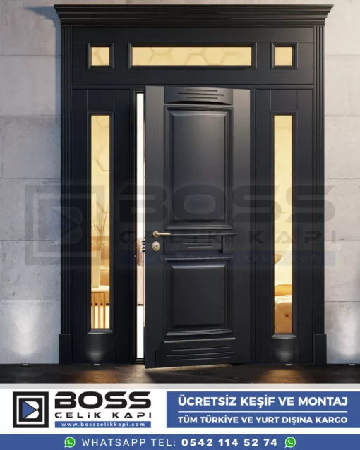 Villa Kapısı Kompozit Villa Kapıları Çelik Dış Giriş Kapı Modelleri Fiyatları (24)