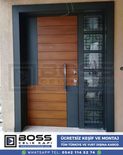 Villa Kapısı Kompozit Villa Kapıları Çelik Dış Giriş Kapı Modelleri Fiyatları (28)