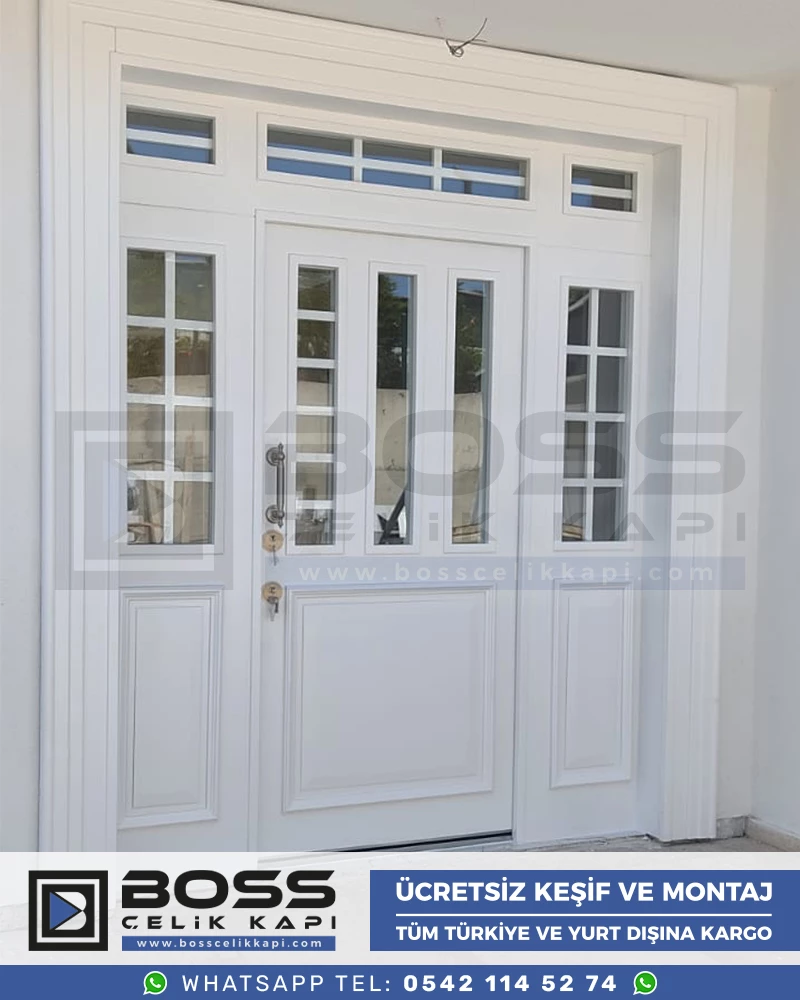 Villa Kapısı Kompozit Villa Kapıları Çelik Dış Giriş Kapı Modelleri Fiyatları (5)
