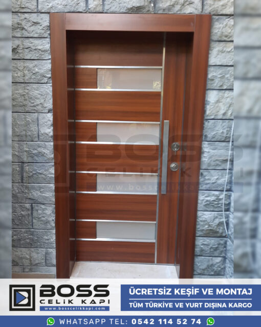 Villa Kapısı Kompozit Villa Kapıları Çelik Dış Giriş Kapı Modelleri Fiyatları (8)