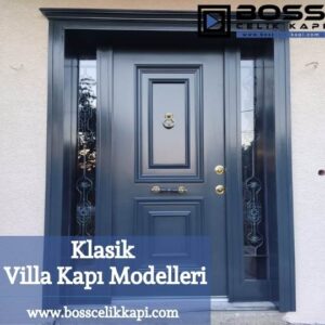 Klasik Villa Kapı Modelleri Villa Çelik Kapı Ahşap Kaplama Klasik Villa Kapıları