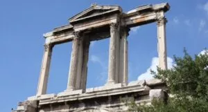 Hadrian Kapısı Roma Dönemi Kapı Örnekleri Atina