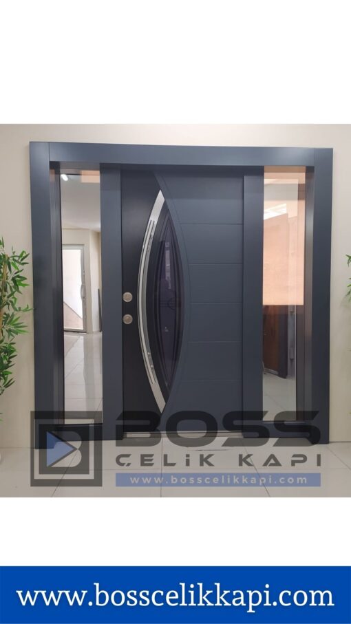 Antrasit Villa Kapı Modelleri Fiyatları 402 - Görsel 3