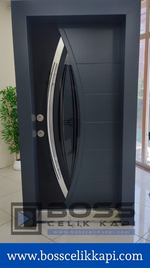 Antrasit Villa Kapı Modelleri Fiyatları 402 - Görsel 4