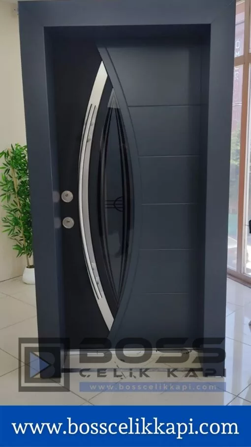Antrasit Villa Kapı Modelleri Fiyatları 402 - Görsel 4