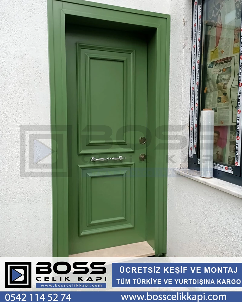 Yeşil Çelik Kapı