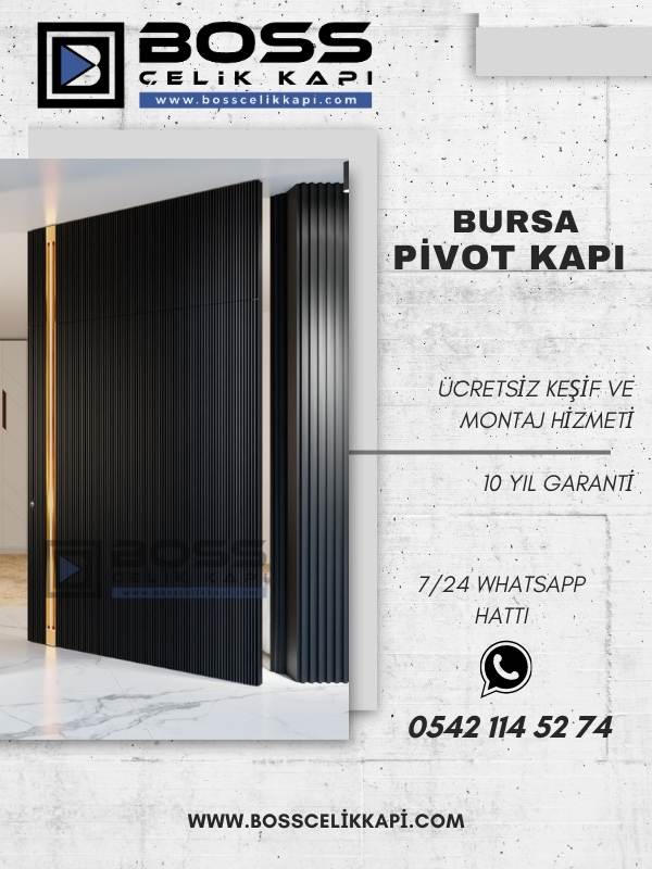 Bursa Villa Kapısı Modelleri 6 Bursa-Pivot-Kapi