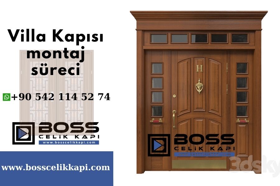 Çelik Kapı Montajı Yapılırken Nelere Dikkat Edilmelidir? 4 Villa-Kapilarinin-Montaj-Süreci