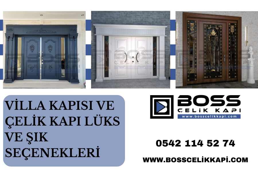 Villa Kapısı Lüks Ve Estetik Seçenekler 2 Villa-Kapisi