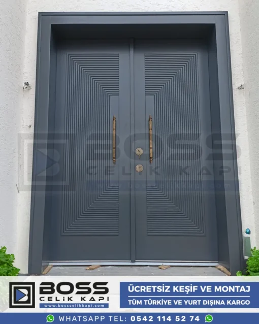 Antrasit Villa Kapısı Simay