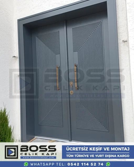 Antrasit Villa Kapısı Simay - Görsel 3