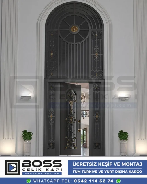 Ferforje Villa Kapısı Boss T3 - Görsel 6