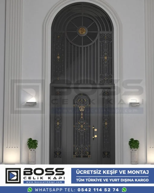 Ferforje Villa Kapısı Boss T3 - Görsel 5