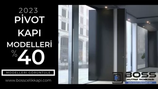 Siyah Dış Kapı Villa Kapısı Frankfurt - Görsel 5