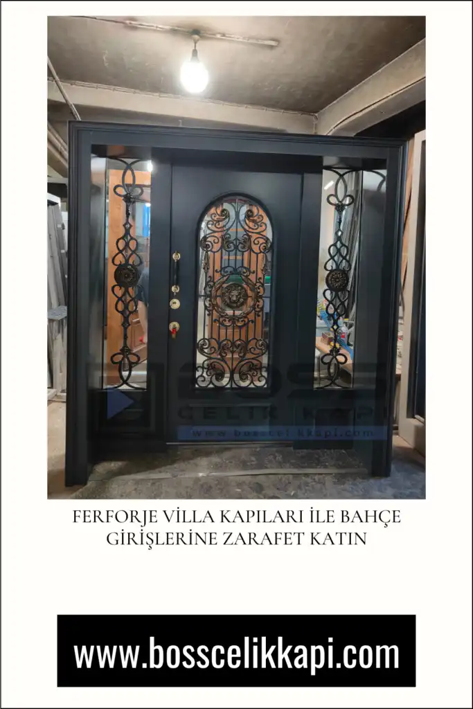 Ferforje Villa Kapıları Ile Bahçe Girişlerine Zarafet Katın 33 18 1