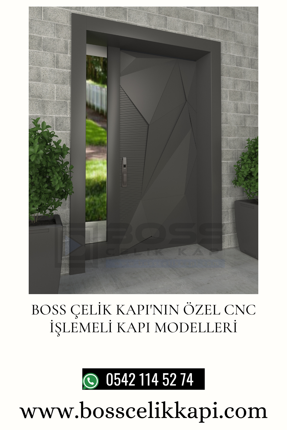 Boss Çelik Kapı'Nın Özel Cnc İşlemeli Kapı Modelleri 2 2