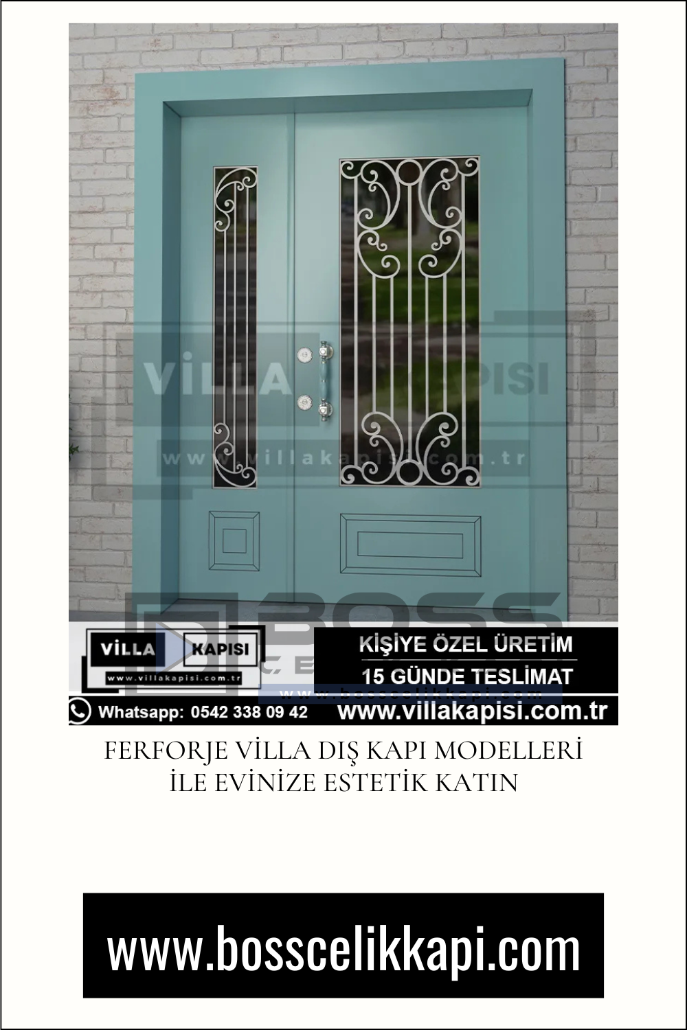 Ferforje Villa Dış Kapı Modelleri Ile Evinize Estetik Katın 2 3 1