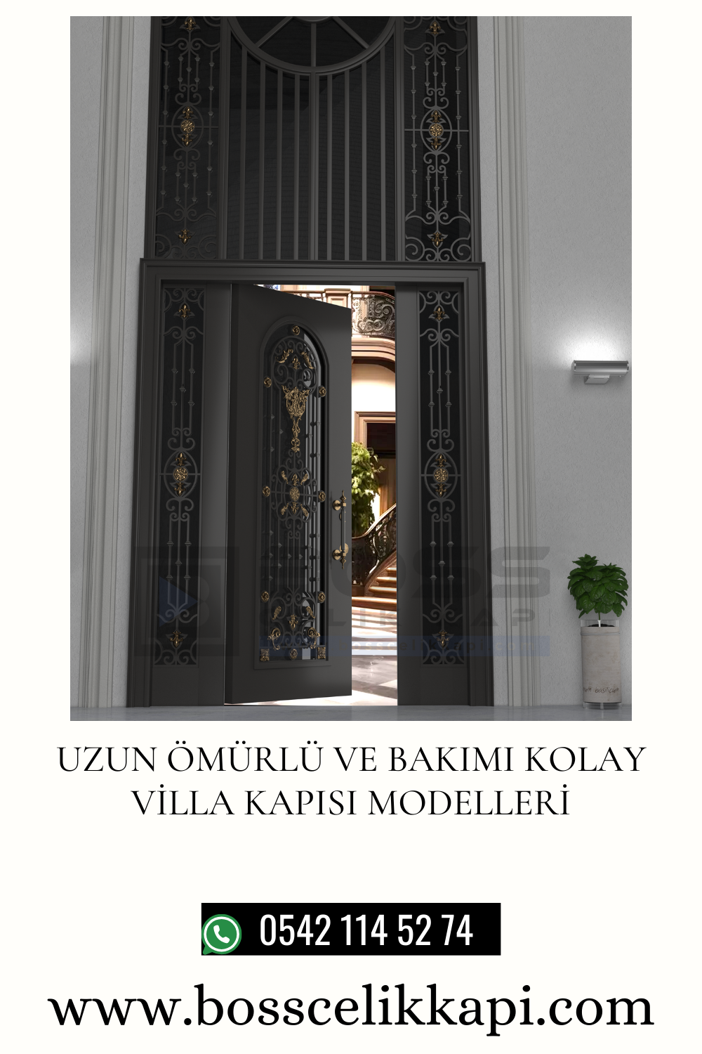Uzun Ömürlü Ve Bakımı Kolay Villa Kapısı Modelleri 2 37