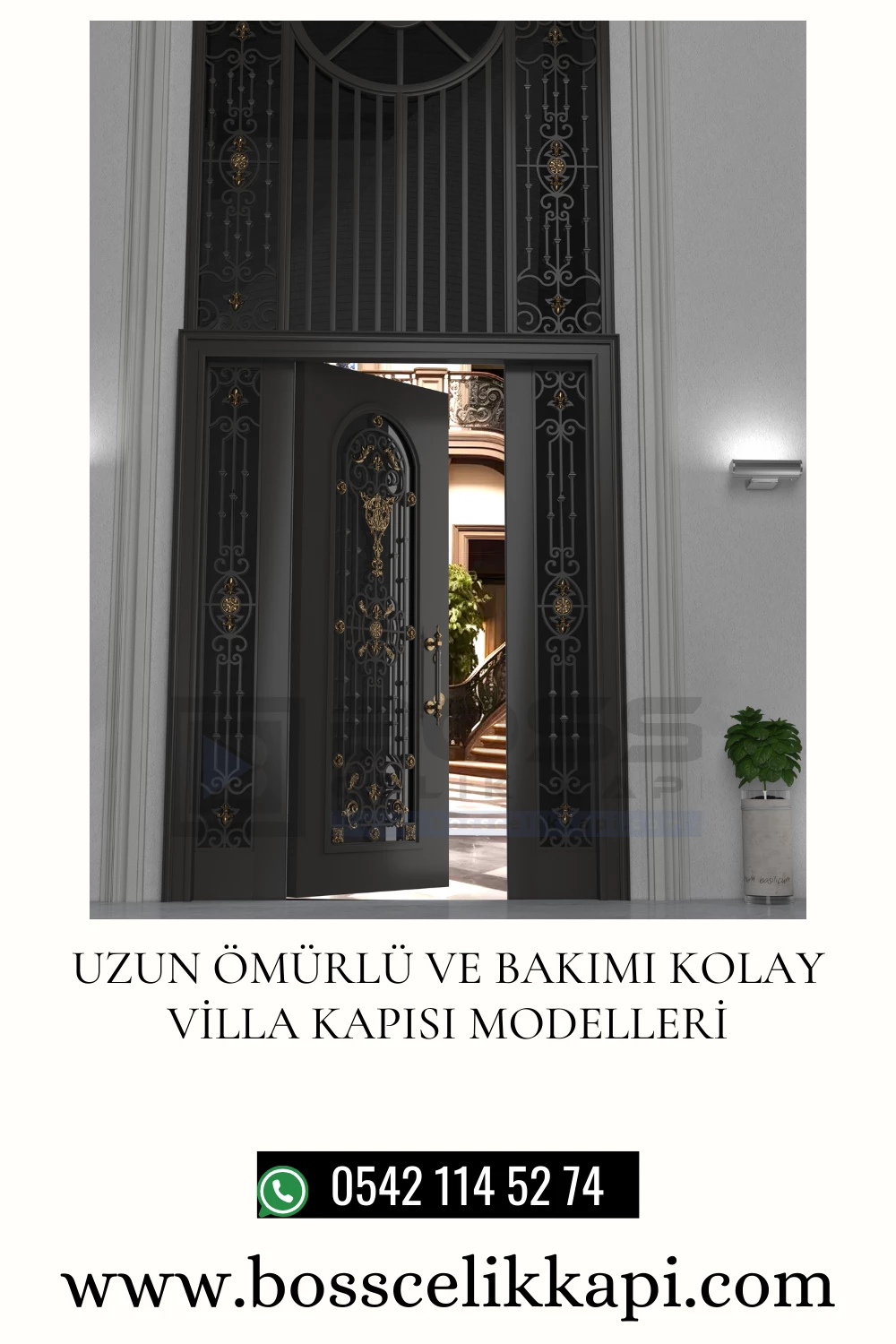 Uzun Ömürlü Ve Bakımı Kolay Villa Kapısı Modelleri 2 37