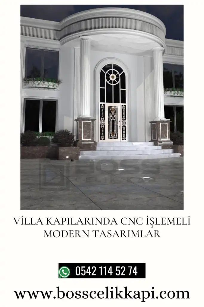 Villa Kapılarında Cnc İşlemeli Modern Tasarımlar 20 40
