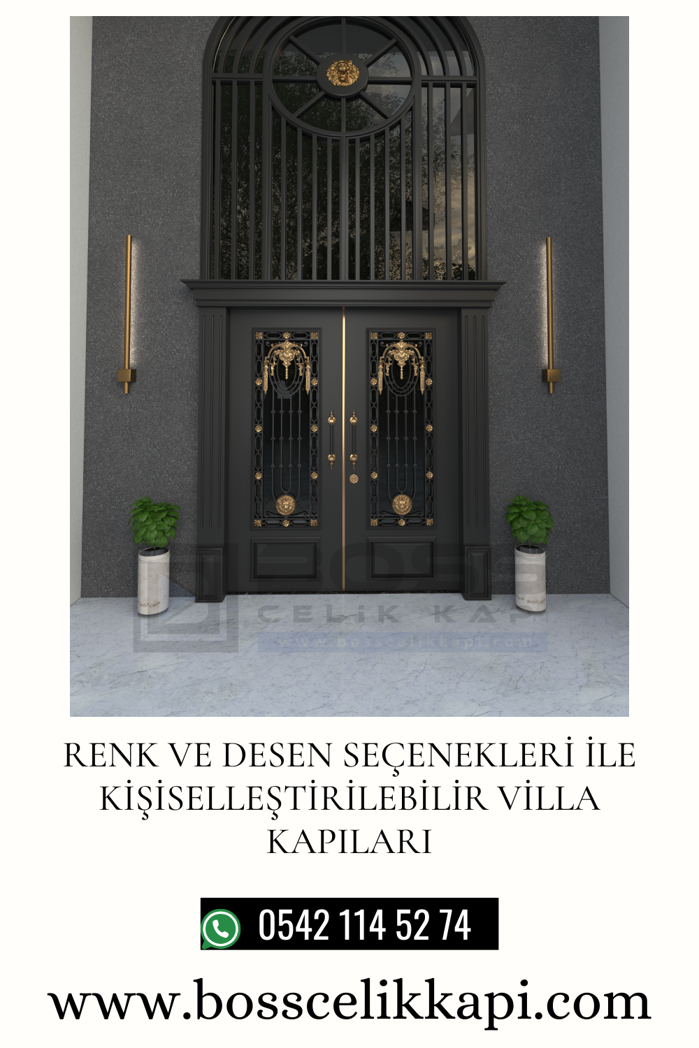 Renk Ve Desen Seçenekleri Ile Kişiselleştirilebilir Villa Kapıları 2 44