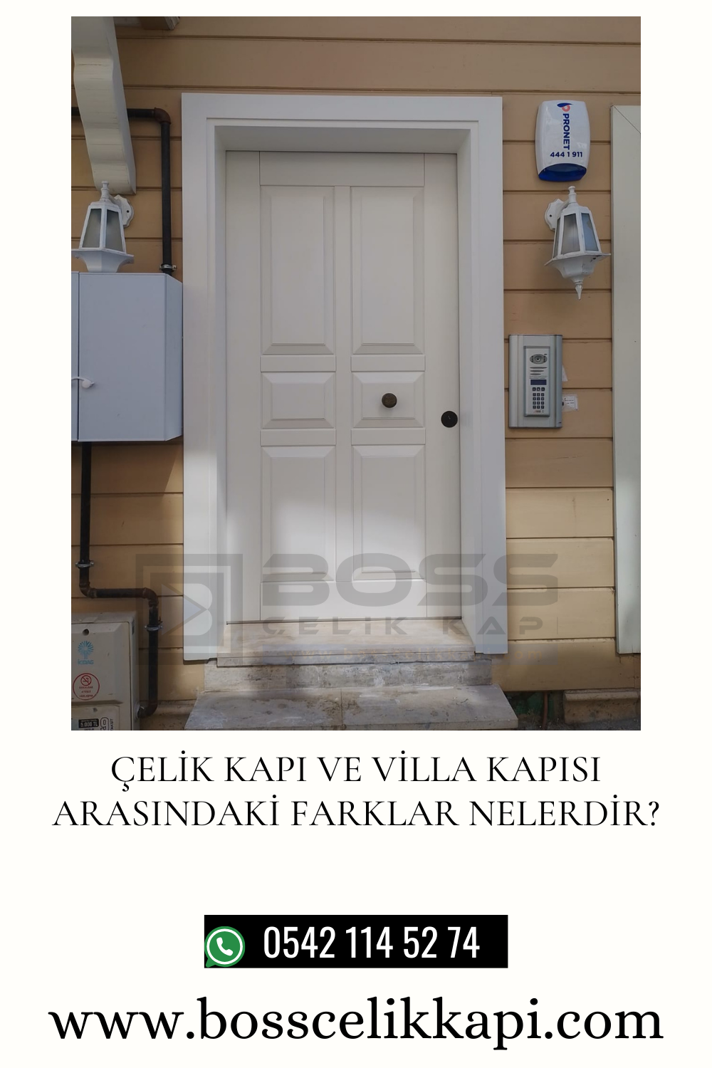 Çelik Kapı Ve Villa Kapısı Arasındaki Farklar Nelerdir? 2 59
