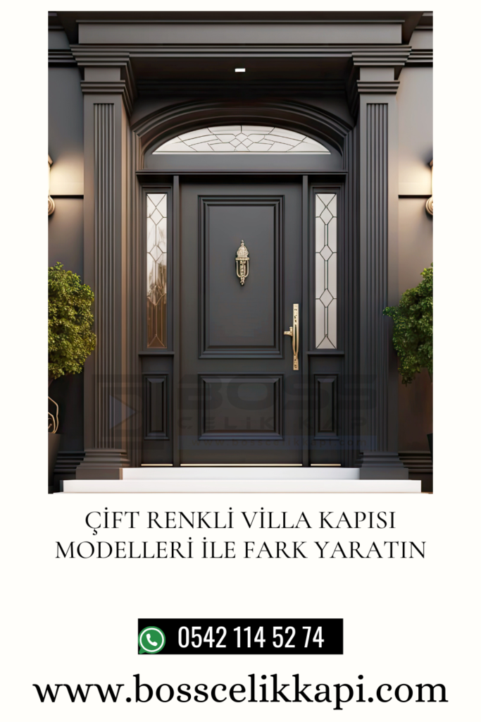 Çift Renkli Villa Kapısı Modelleri Ile Fark Yaratın 7 7