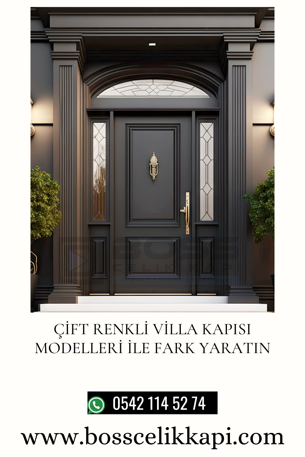 Çift Renkli Villa Kapısı Modelleri Ile Fark Yaratın 2 7