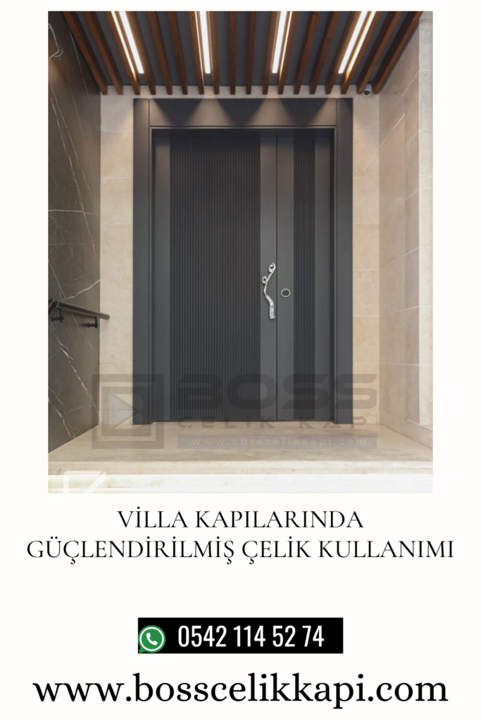 Villa Kapılarında Güçlendirilmiş Çelik Kullanımı 6 8
