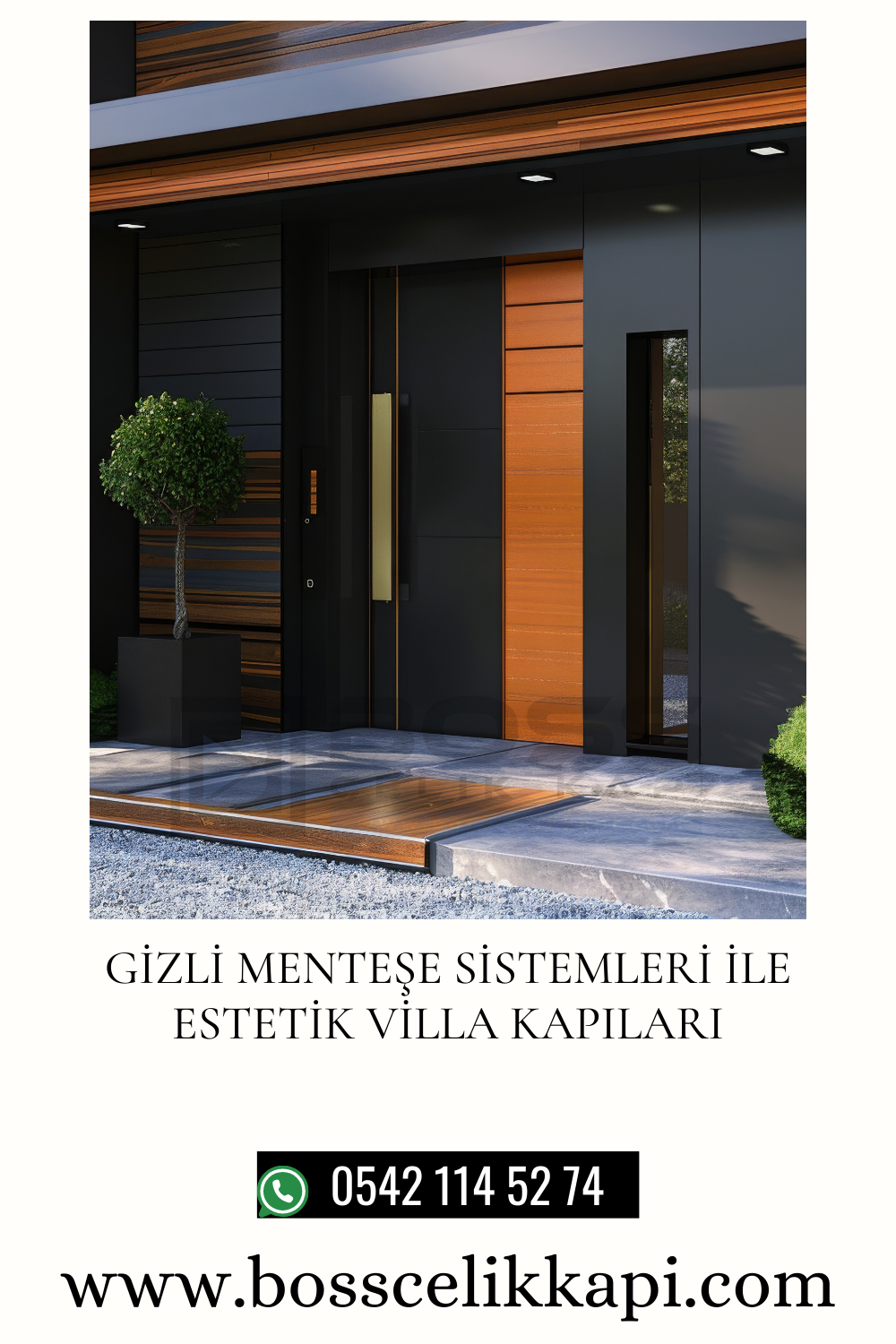 Gizli Menteşe Sistemleri Ile Estetik Villa Kapıları 2 9