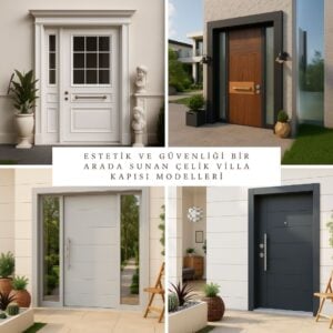Estetik Ve Güvenliği Bir Arada Sunan Çelik Villa Kapısı Modelleri
