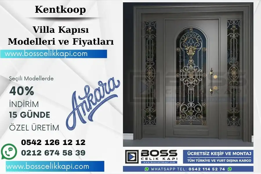 Kentkoop İçin Özel Tasarım Villa Kapısı Modelleri 1 7