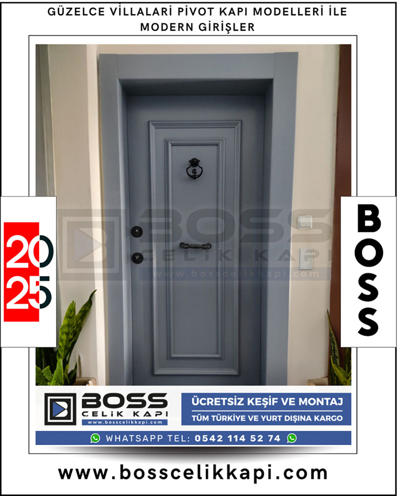 Güzelce Vi̇llalari Pivot Kapı Modelleri İle Modern Girişler 13 79.Jpg