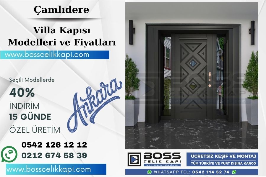 Çamlıdere’ın Mimarisine Uyumlu Modern Villa Kapısı Tavsiyeleri 13 Ci§Amla±Dere