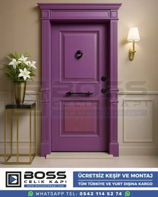 Neptun-Purple-Celik-Kapi