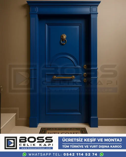 Pegasus-Mavi-Deap-Blue-Celik-Kapi