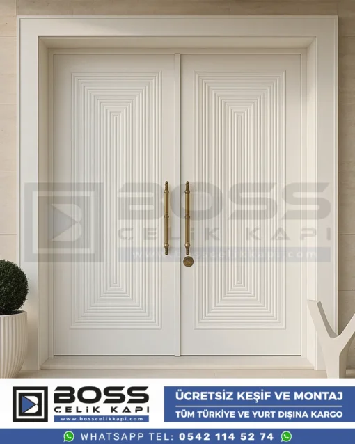 Clounce-Villa-Kapisi-Beyaz-Celik-Kapi